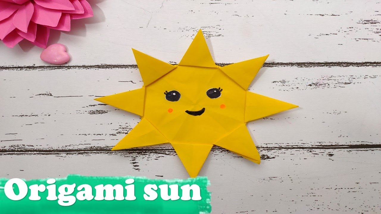 Easy Origami for kids | Origami paper sun | easy paper origami