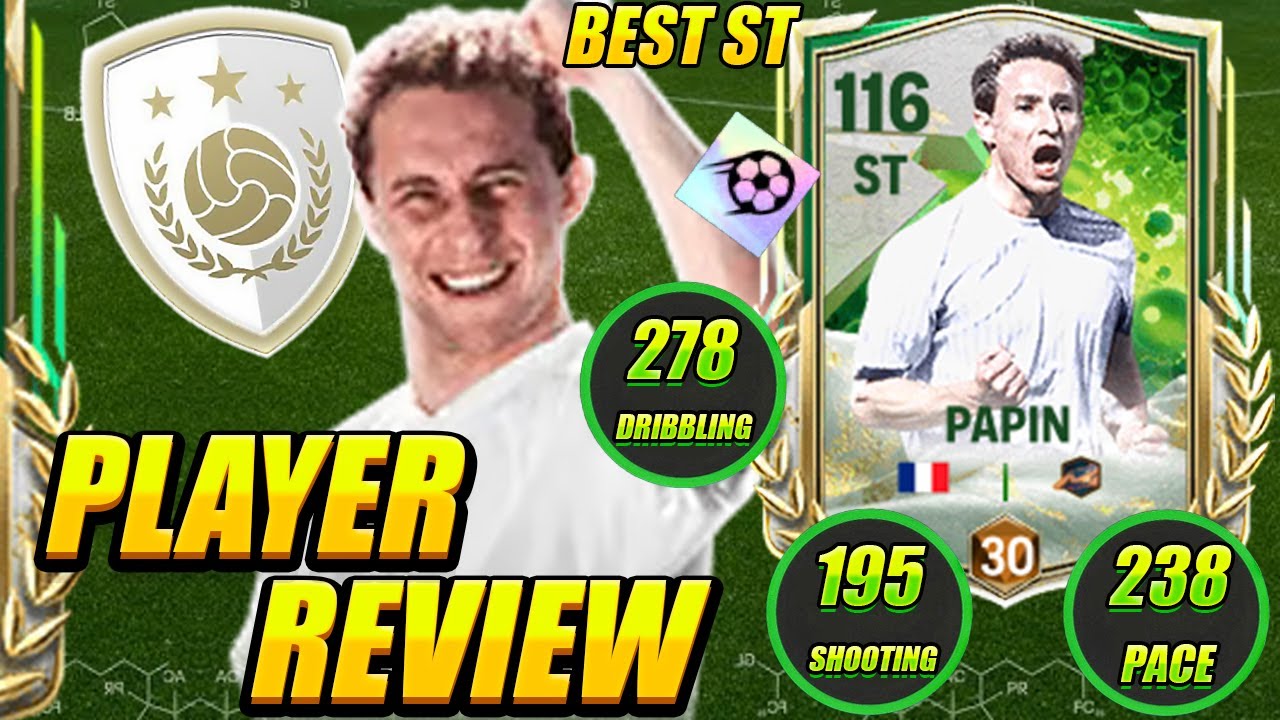 GRASSROOTS GREATS PAPIN PLAYER REVIEW! GRASSROOTS GREATS ICON PAPIN REVIEW! FC MOBILE PAPIN REVIEW!