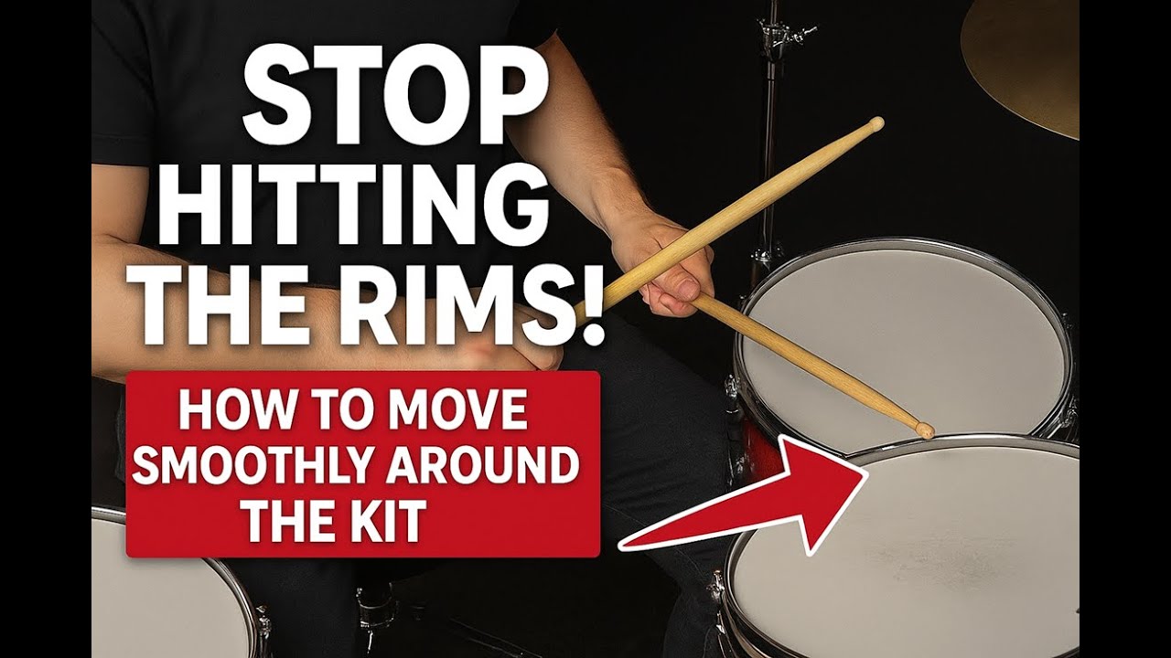 The #1 Reason You Struggle Moving Around the Drum Kit
