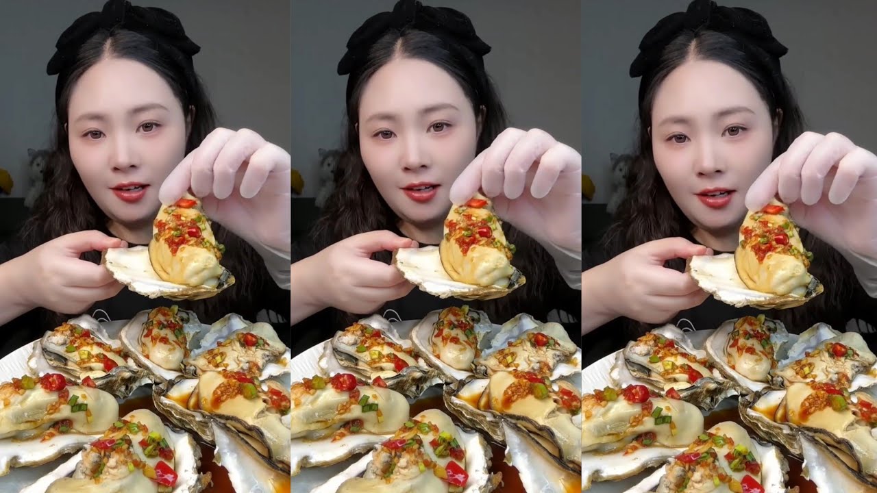 Eating oysters 🦪🦪Seafood 🦞🦞 spicy shrimp 🍤🍤#mukbang #oysters #delicious #seafood