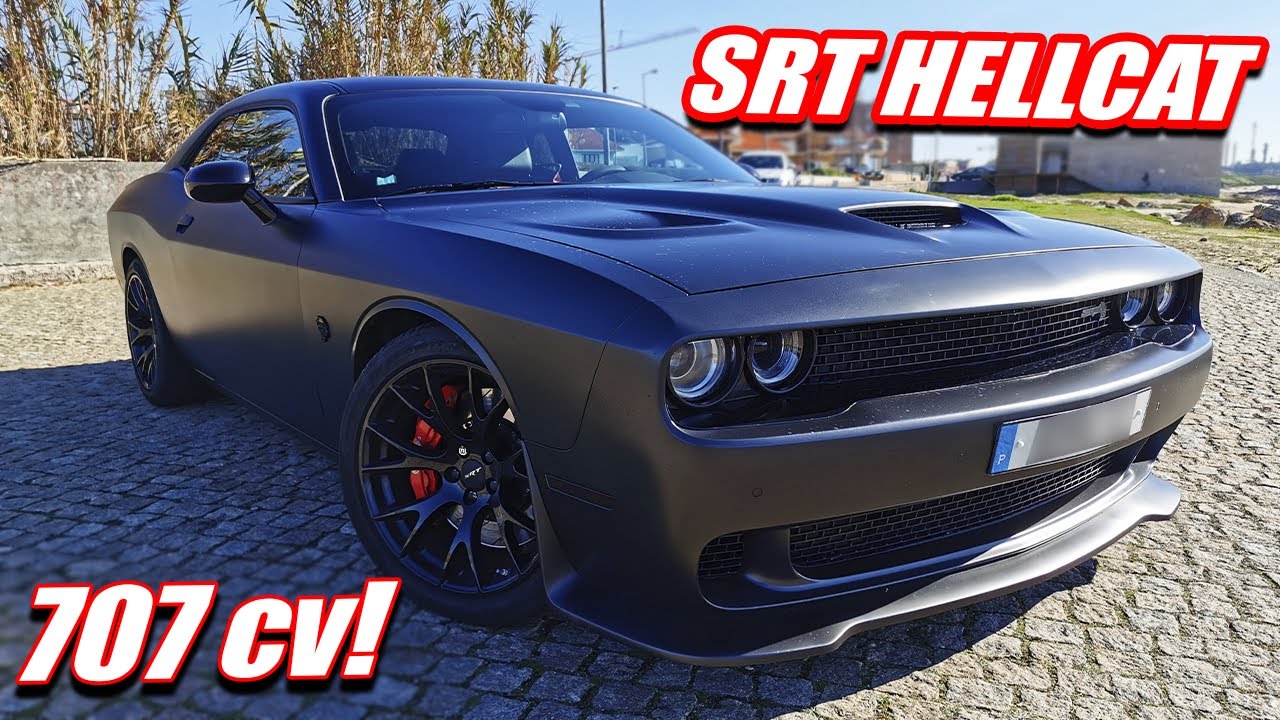 DODGE CHALLENGER SRT HELLCAT.. 707CV! **PRIMEIRO PORTUGUÊS**😳