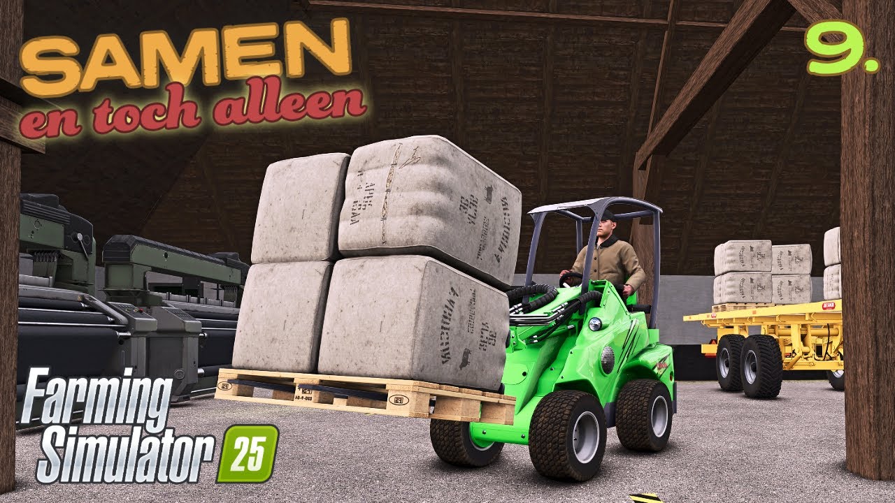 Samen en toch alleen | 9 | VAN WOL NAAR STOF | Farming Simulator 25 (Nederlands) | #fs25 #ls25