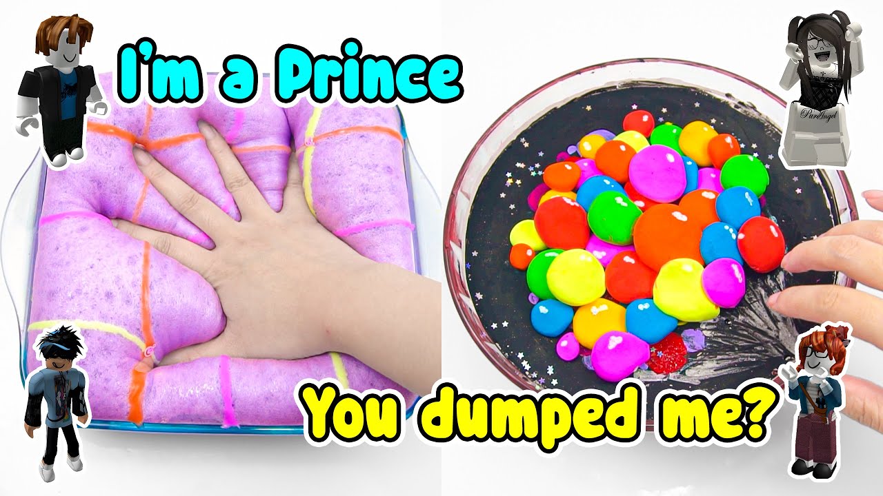 Меня бросили в тот момент, когда он стал принцем | Roblox Slime Stories