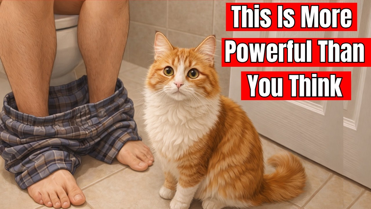 Why Does Your Cat Follow You to the Bathroom? It's Not What You Think &mdash; It's Better