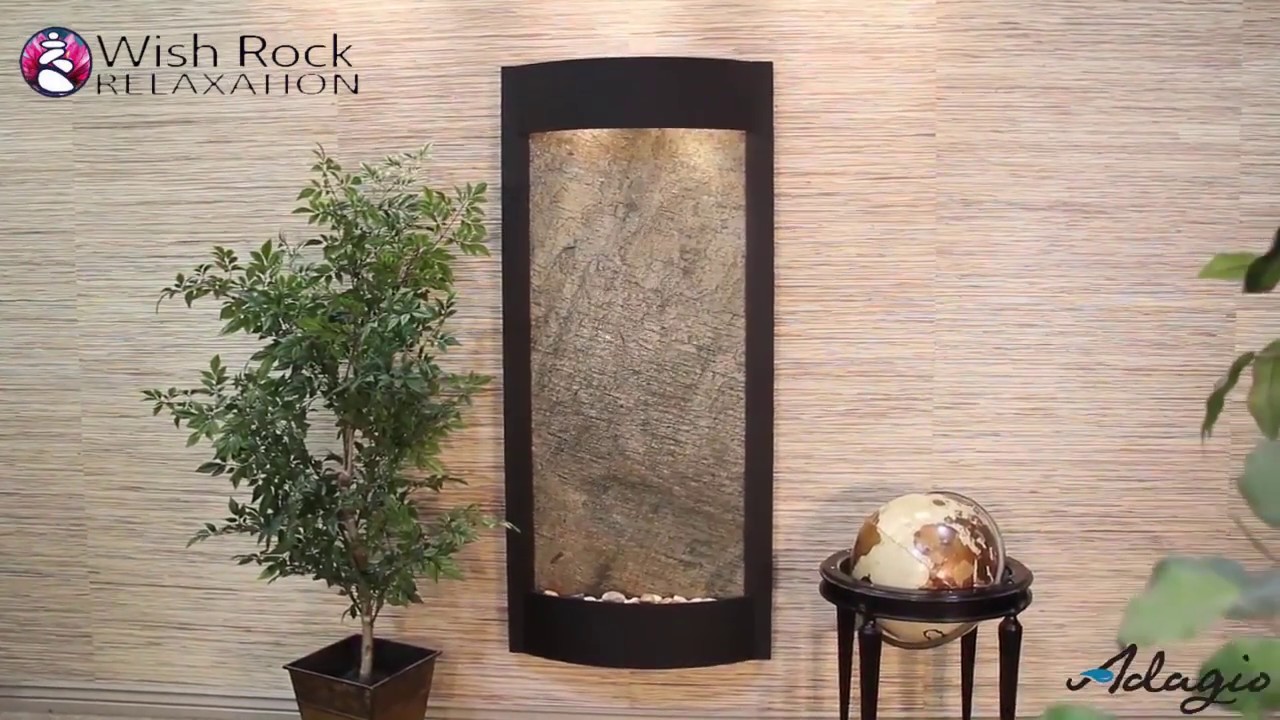 Adagio Pacifica Wall Water Fountain WishRockRelaxation