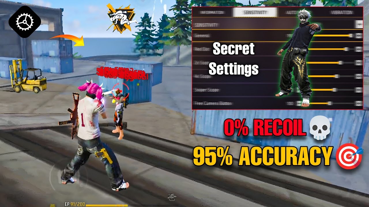 Free Fire New Headshot Settings 2026 🔥 100% Auto Headshot Trick | Drag Accuracy Secret