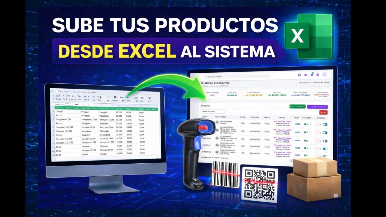 Importar Productos desde Excel al Sistema CODART