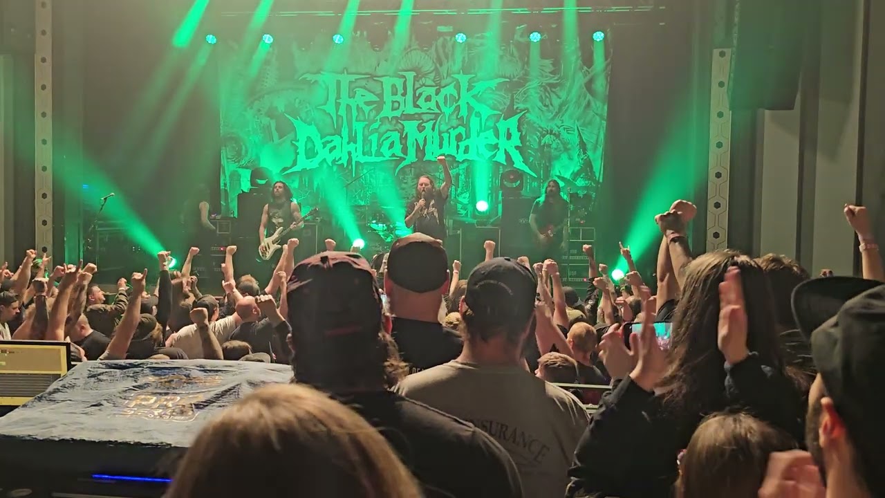 The Black Dahlia Murder Live - Verminous & What a Horrible Night to Have a Curse 4/15/2023 PA