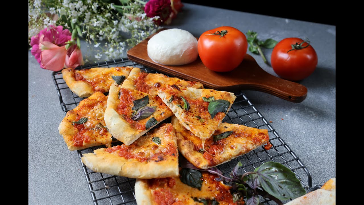 Thin, crispy, chewy, and soft yet still holds its shape when picked up: Neapolitan pizza.