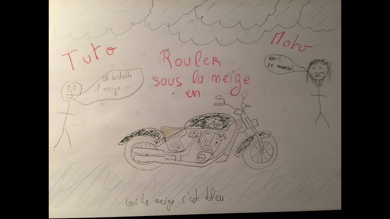 La moto sous la neige en 6 étapes!