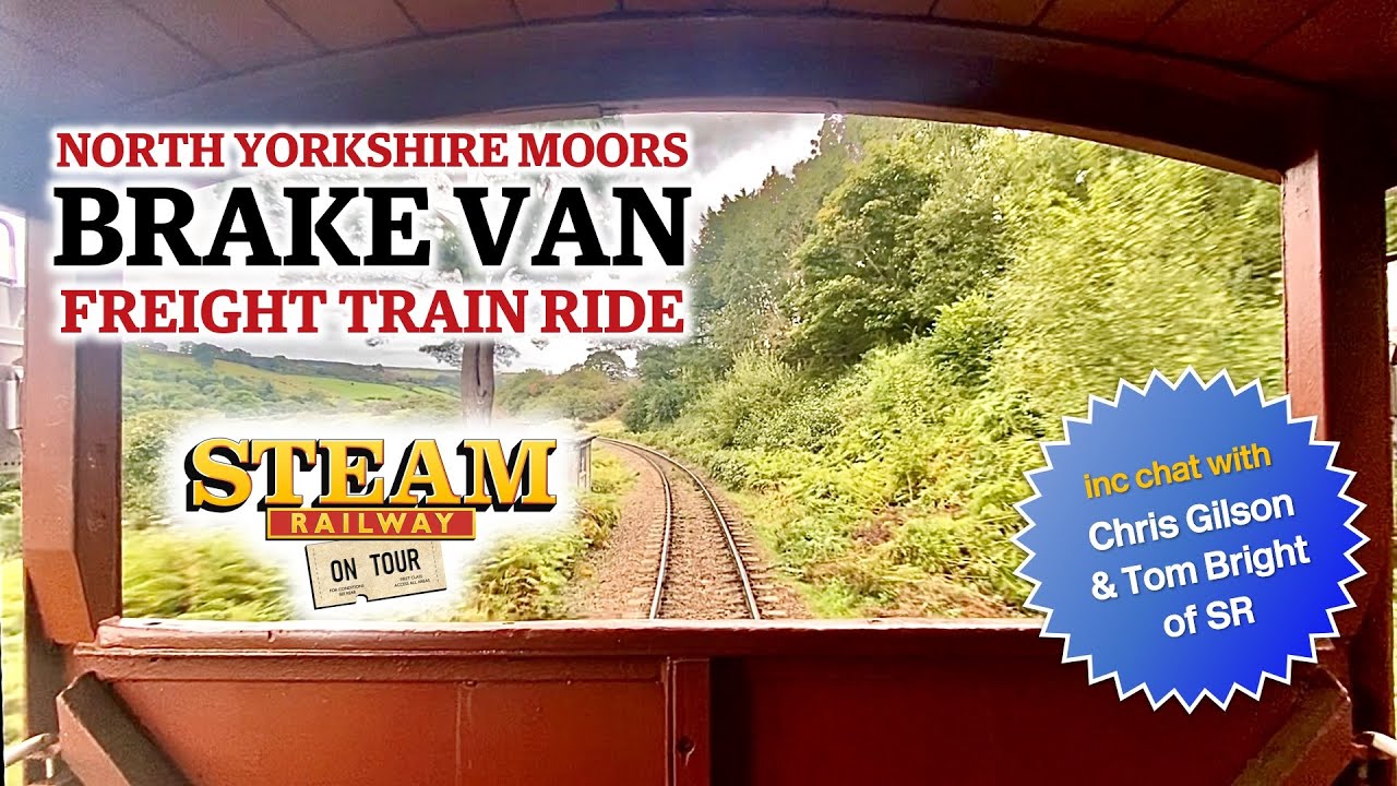 Brake Van ride on NYMR (+ team chat!)
