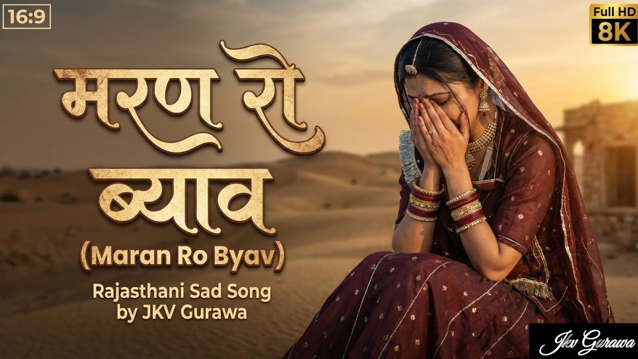 रूला देने वाला राजस्थानी गीत | मरण रो ब्याव (Maran Ro Byav) - JKV Gurawa |(OFFICIAL AUDIO)