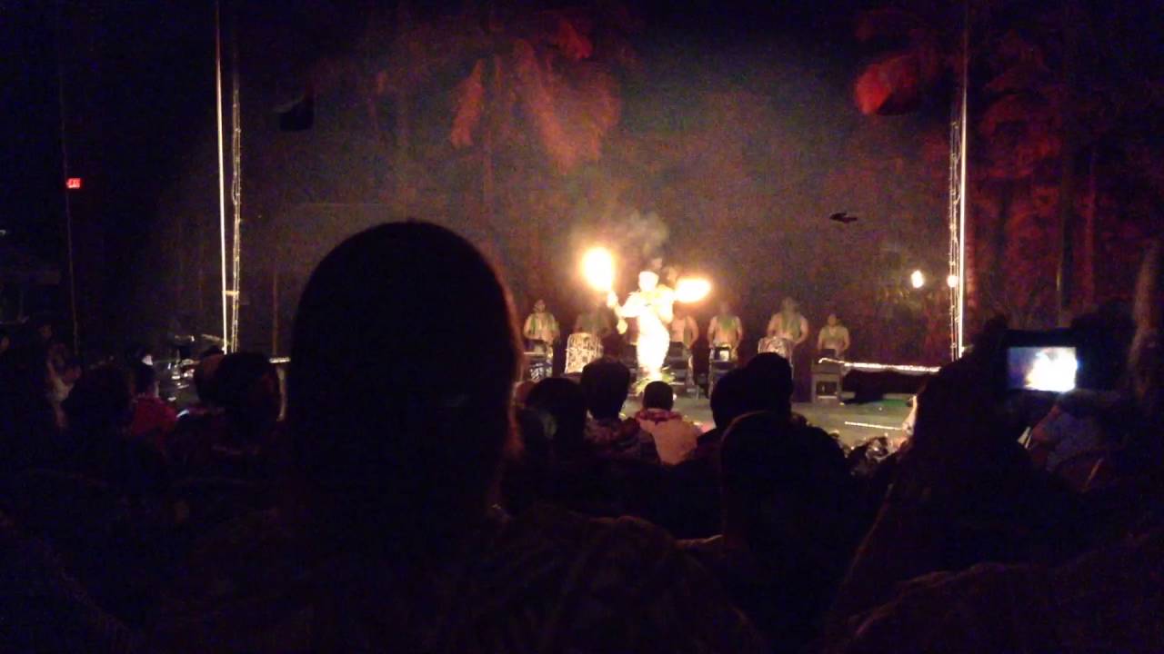 World Fire Knife Championship preliminary fourth competitor double