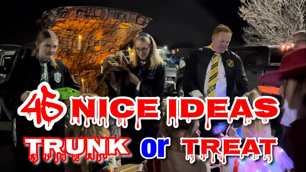 45+ Nice Ideas for Trunk or Treat - Links to Amazon in the Description section