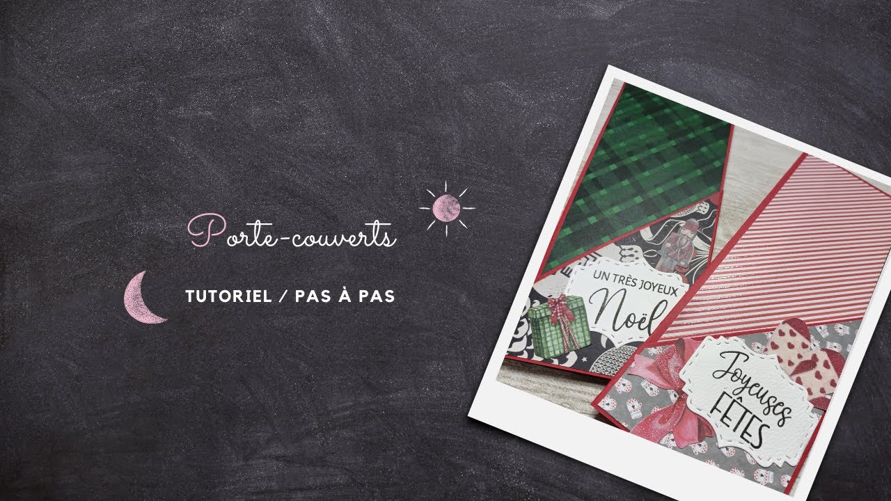 Tuto divers #16 - Porte-couverts #scrap #dsdrosebonboncoco #scrapbooking