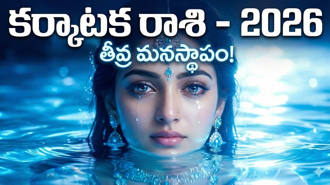కర్కాటక రాశి 2026: కన్నీళ్లు ఆగవు అనిపించే సంవత్సరం?  మానసిక ఒత్తిడిపై పెద్ద వార్నింగ్ | Cancer 2026