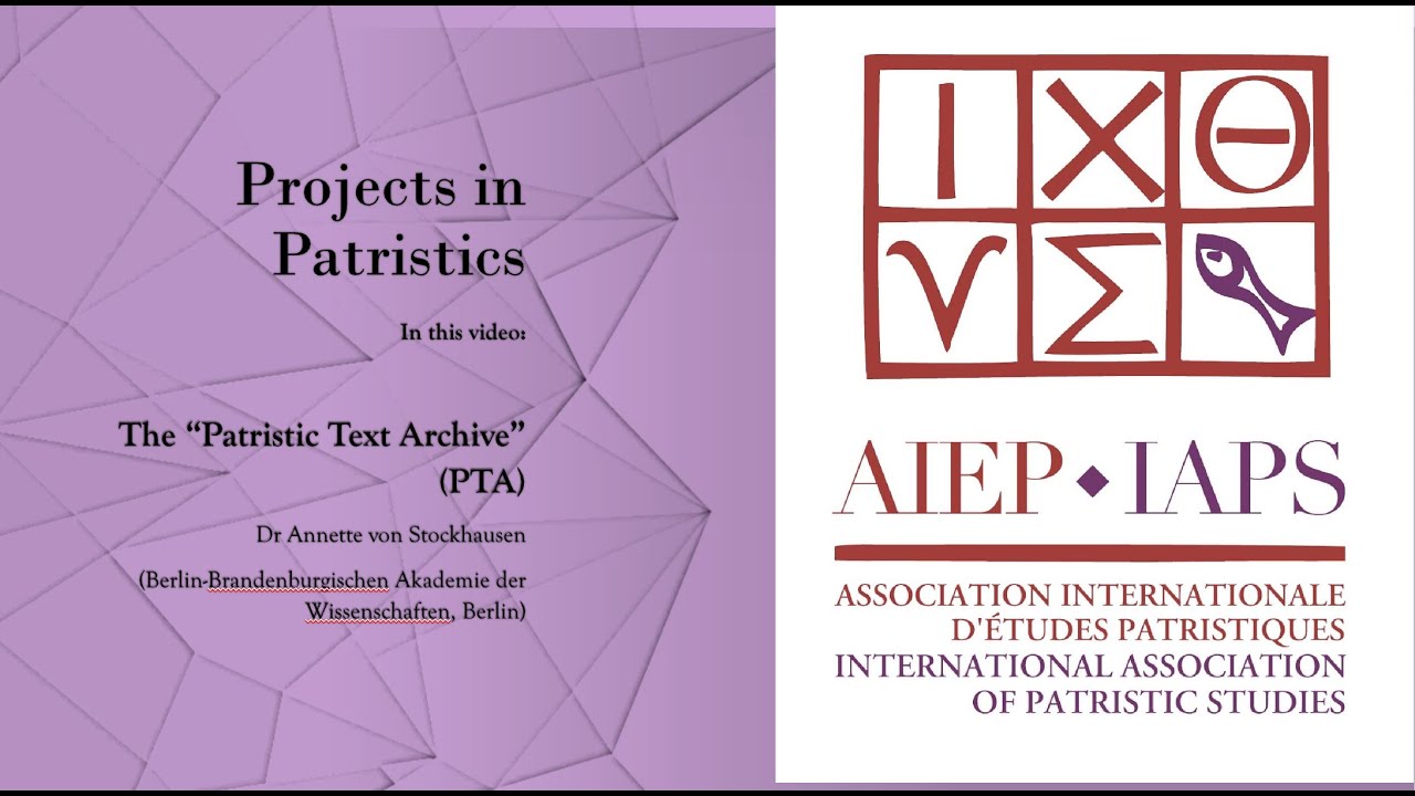Patristic Text Archive: digital editions of the Alexandrian Tradition