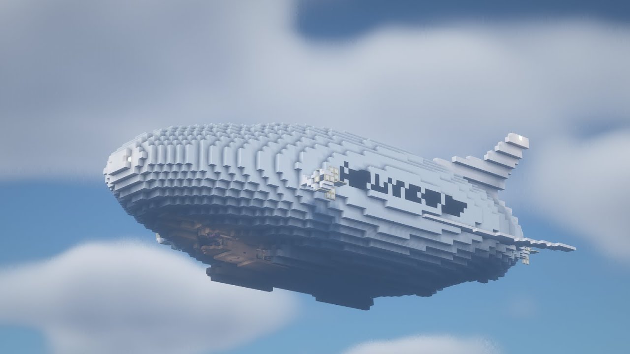 How to build the Airlander 10 in Minecraft | Tutorial + Download