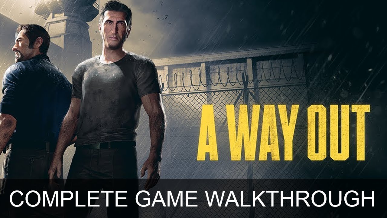 A Way Out Complete Game Walkthrough Full Game Story (1080p 60 FPS)