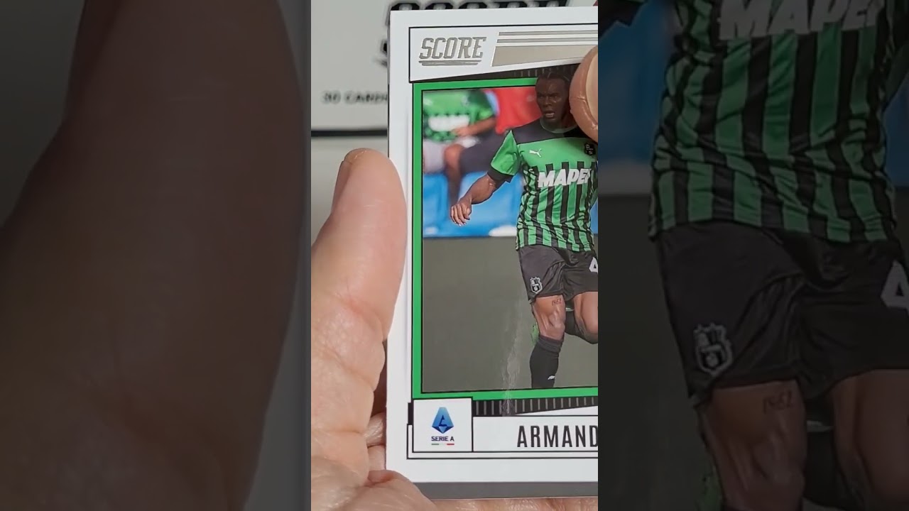 panini score serie a 2022 2023,autografata finalmente!!!!