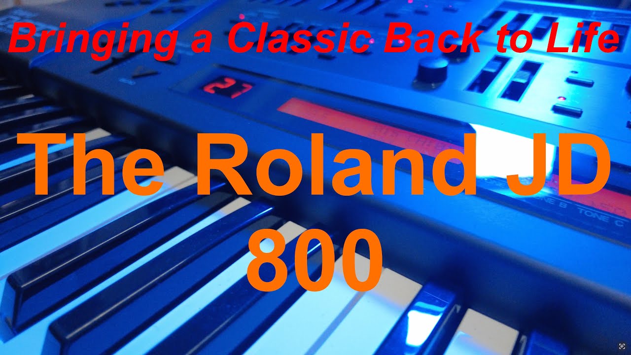 Restoration of a Roland JD800 Synthesizer &ndash; Bringing a Classic Back to Life