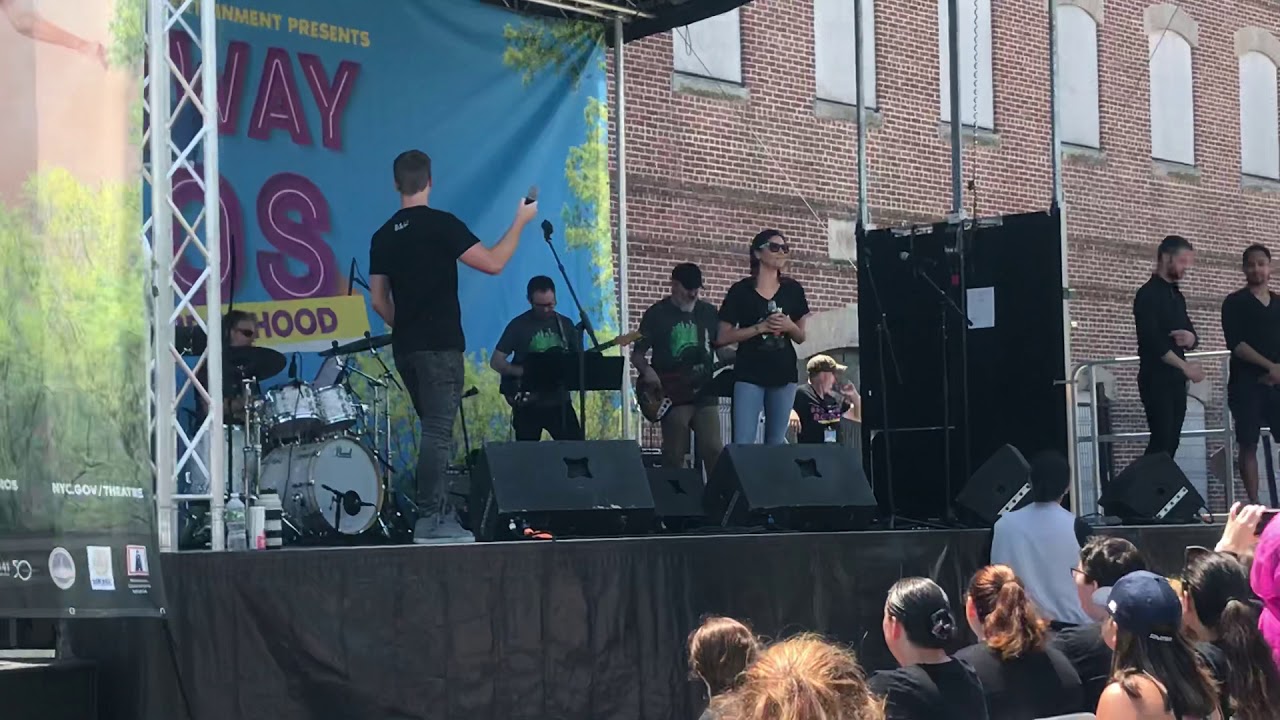 Ashley Parker Angel and Jenny Dinoia singing As Long As You’re Mine from Wicked at bway in the boros