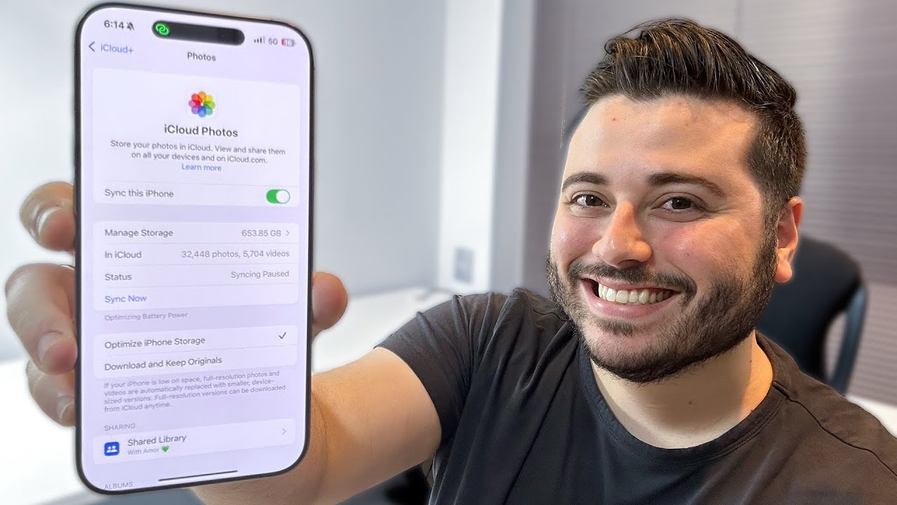 Como Realmente Usar as Fotos do iCloud - Libere MUITO Armazenamento!!