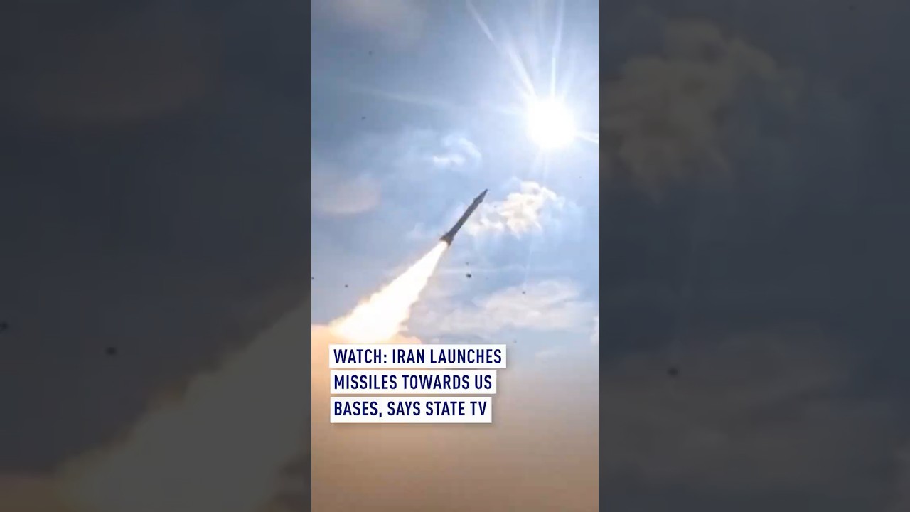 Watch: Iran launches missiles towards US bases, says state TV