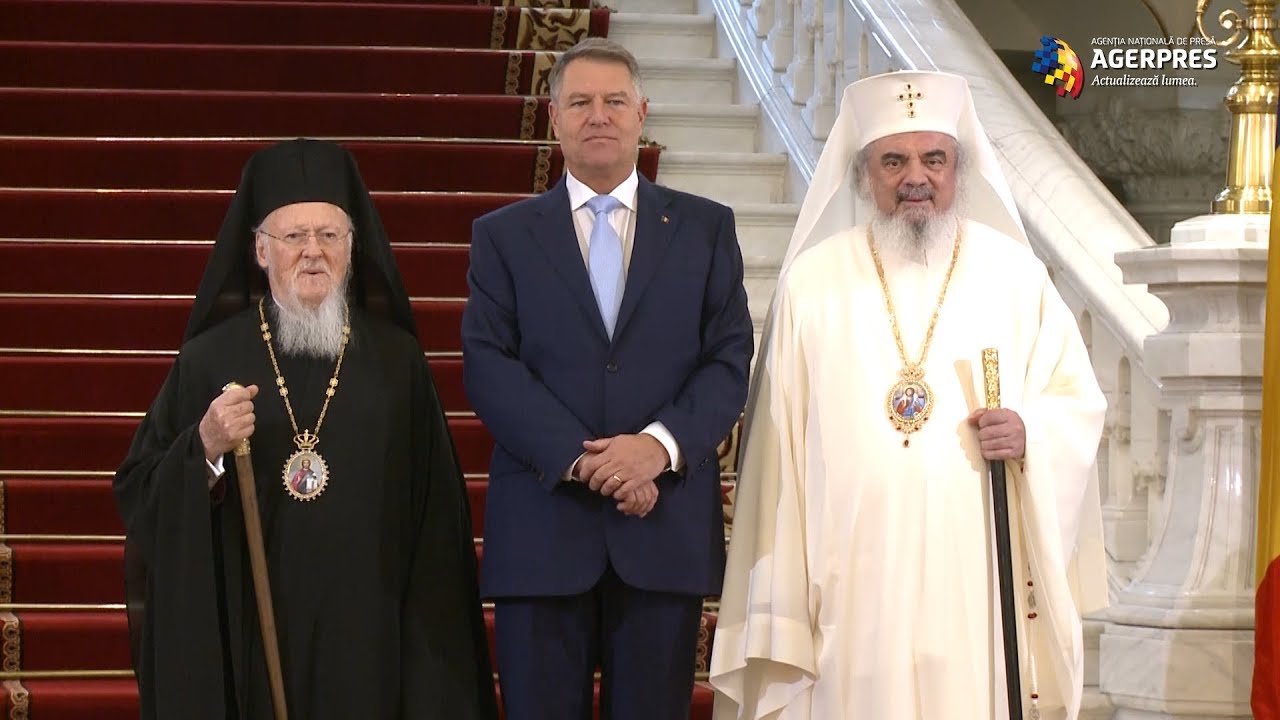 Patriarhul Ecumenic Bartolomeu şi Patriarhul BOR Daniel - primiţi de preşedintele Iohannis