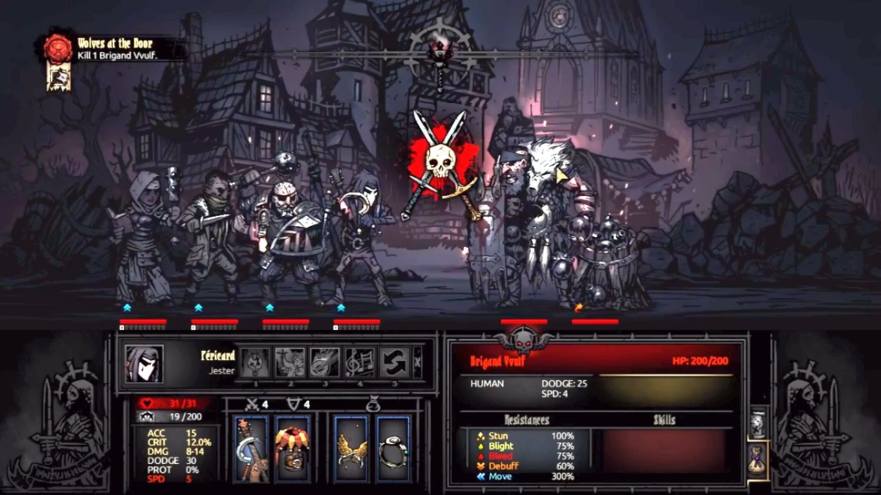 23 Darkest dungeon (No torch/Без факелов). Brigand Vvulf