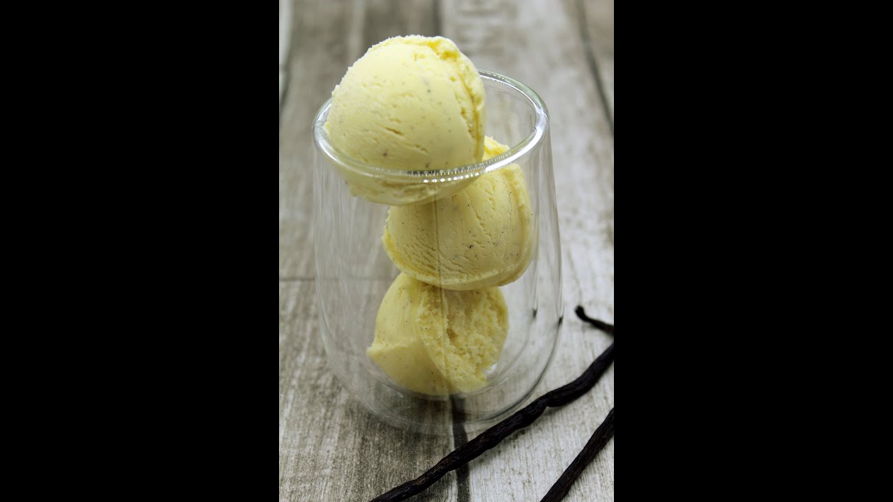 Glace à la vanille