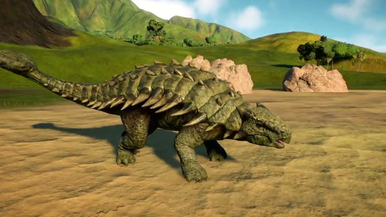 Ankylosaurus VS Indoraptor   Jurassic World Evolution 2-  CocoBibu Gaming