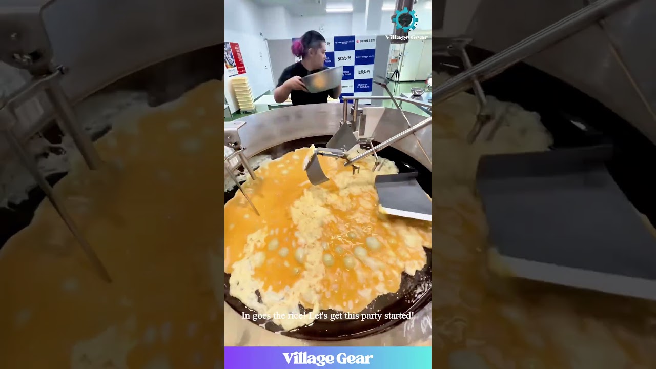 That GIANT Fried Rice Machine is My Dream Appliance! 😂🍚🍳 #friedrice #foodtech #gadget #cooking