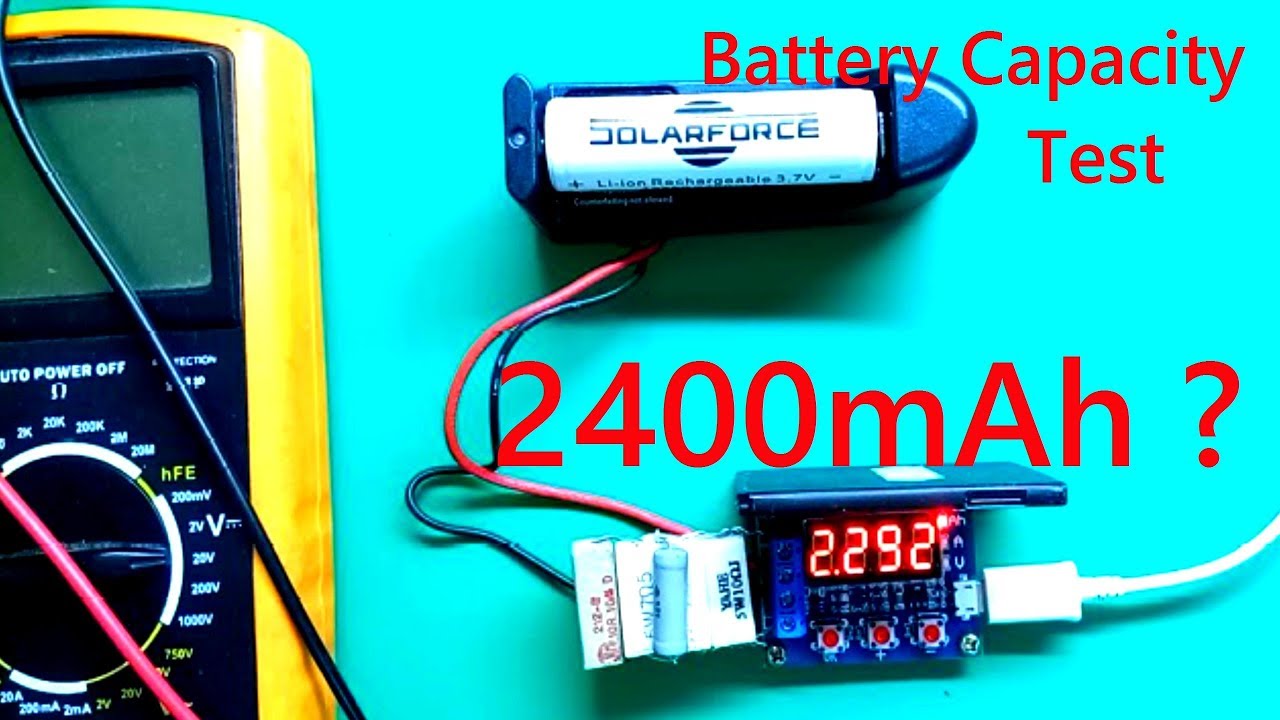 Testing the Battery Capacity of Solarforce li-ion 18650 with the ZB2L3 module