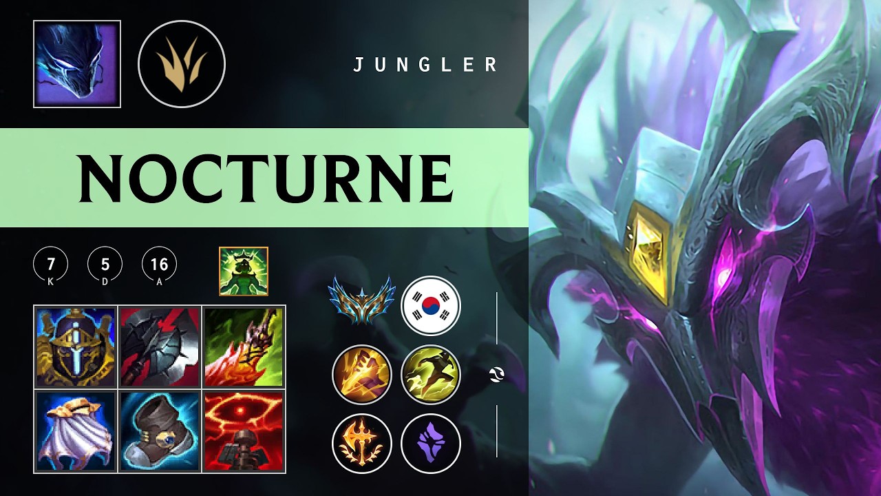 Nocturne Jungle vs Hecarim - KR Challenger Patch 26.04