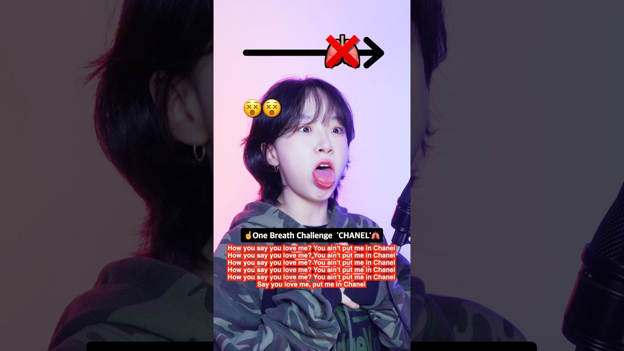 🫁 One-Breath Challenge: &ldquo;CHANEL&rdquo; #SingingChallenge