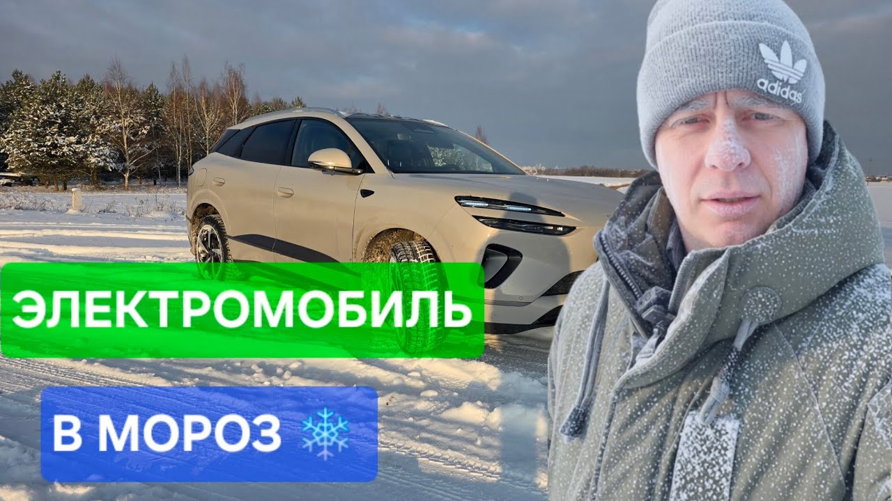 Электромобили зимой  #васькапилот #automobile #беларусь