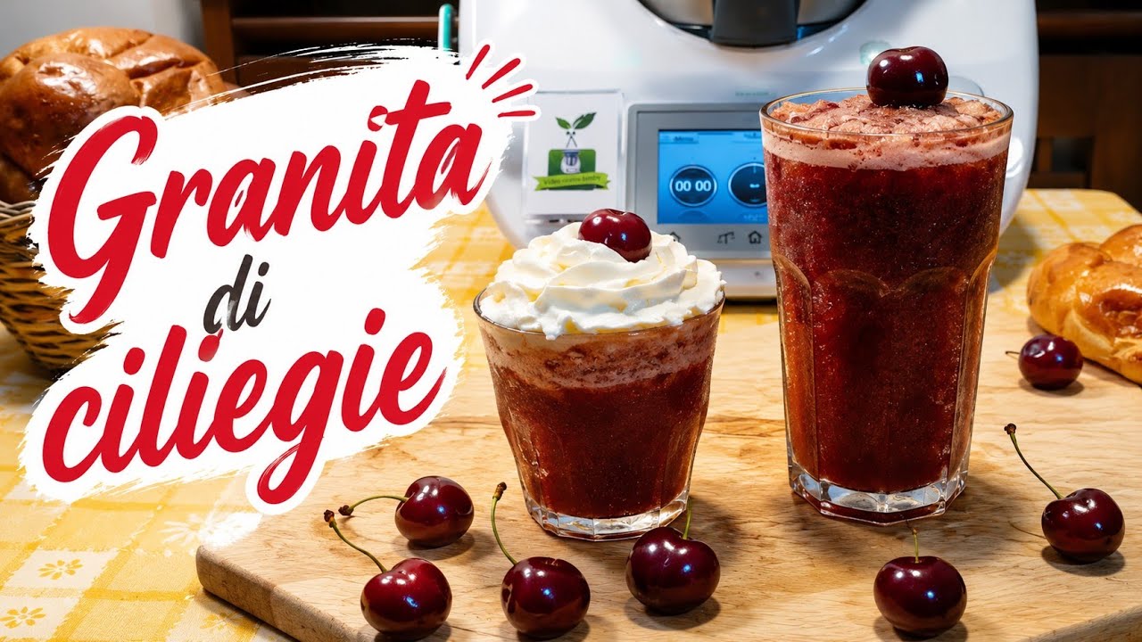 Granita di ciliegie per bimby TM6 TM5 TM31