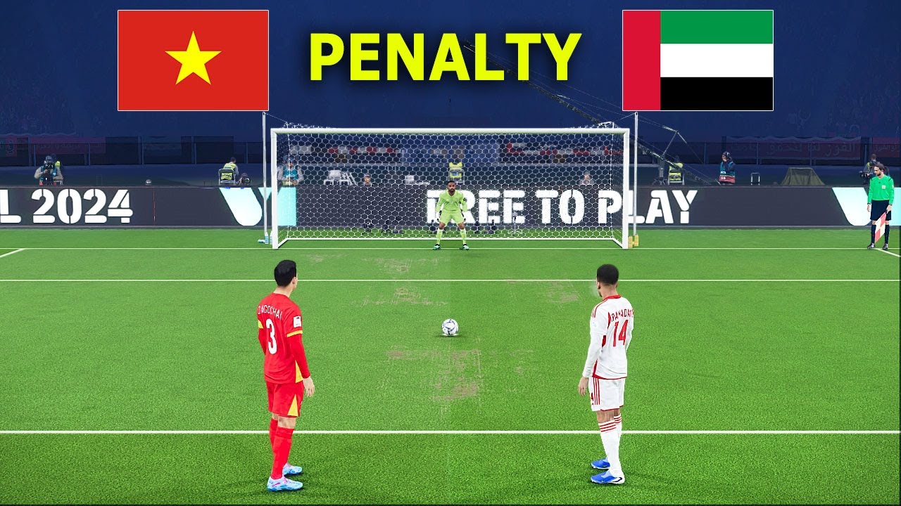 VIỆT NAM vs CÁC TIỂU VƯƠNG QUỐC Ả RẬP THỐNG NHẤT | Loạt sút luân lưu | Cúp châu Á 2026 | Lốichơi PES