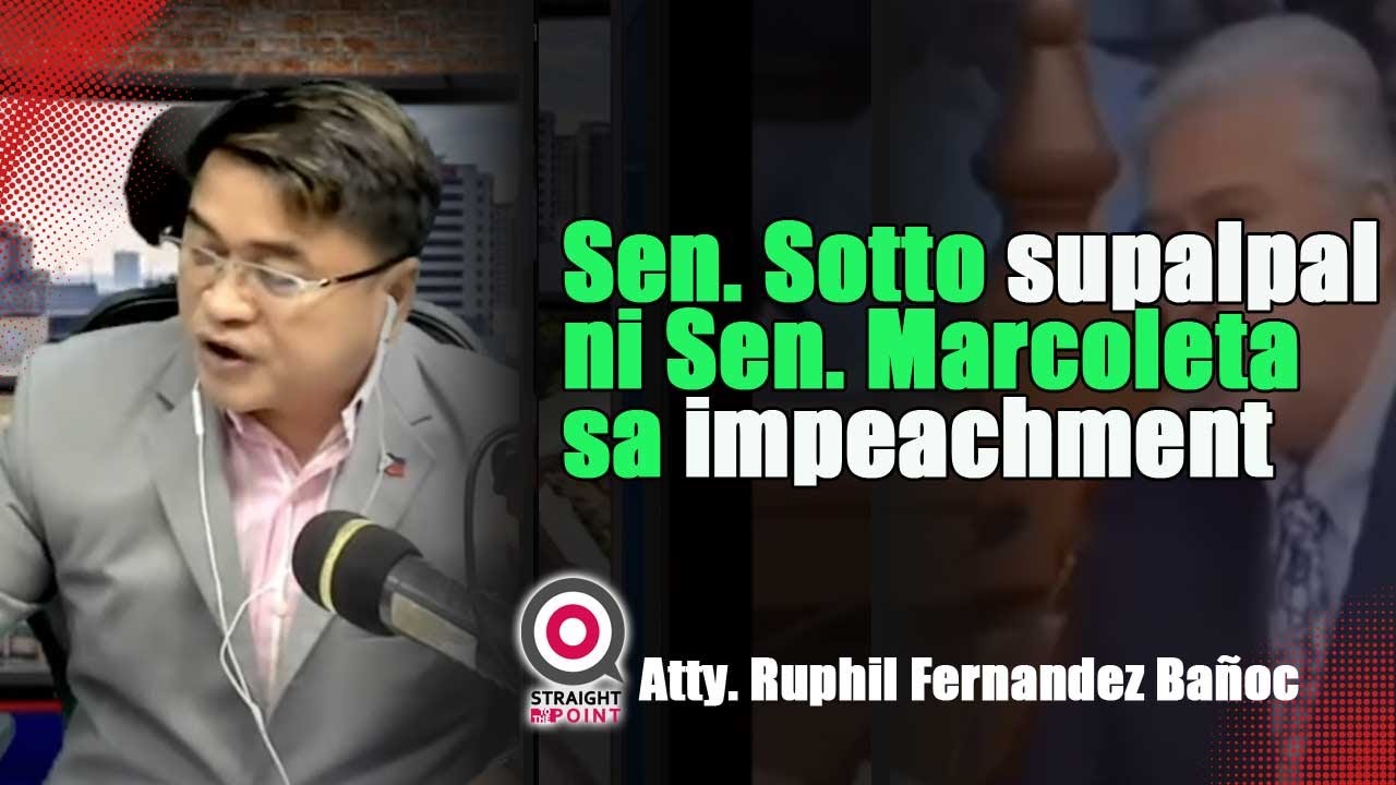 Sen. Sotto supalpal ni Sen. Marcoleta sa impeachment
