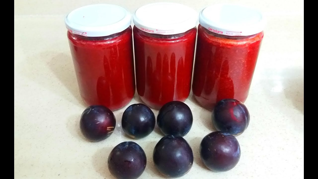 Doğal konsantre erik meyve suyu nasıl yapılır-püf noktalarıyla ev yapımı-plum fruit juice
