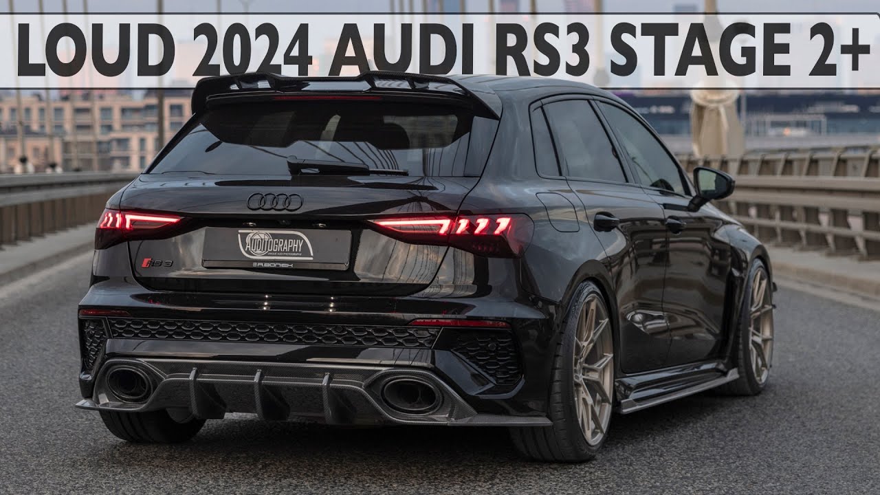 BEST SOUNDING NEW AUDI RS3 8Y SO FAR! STAGE 2+ SPORTBACK WITH MILLTEK STRAIGHT PIPE - EARGASM!