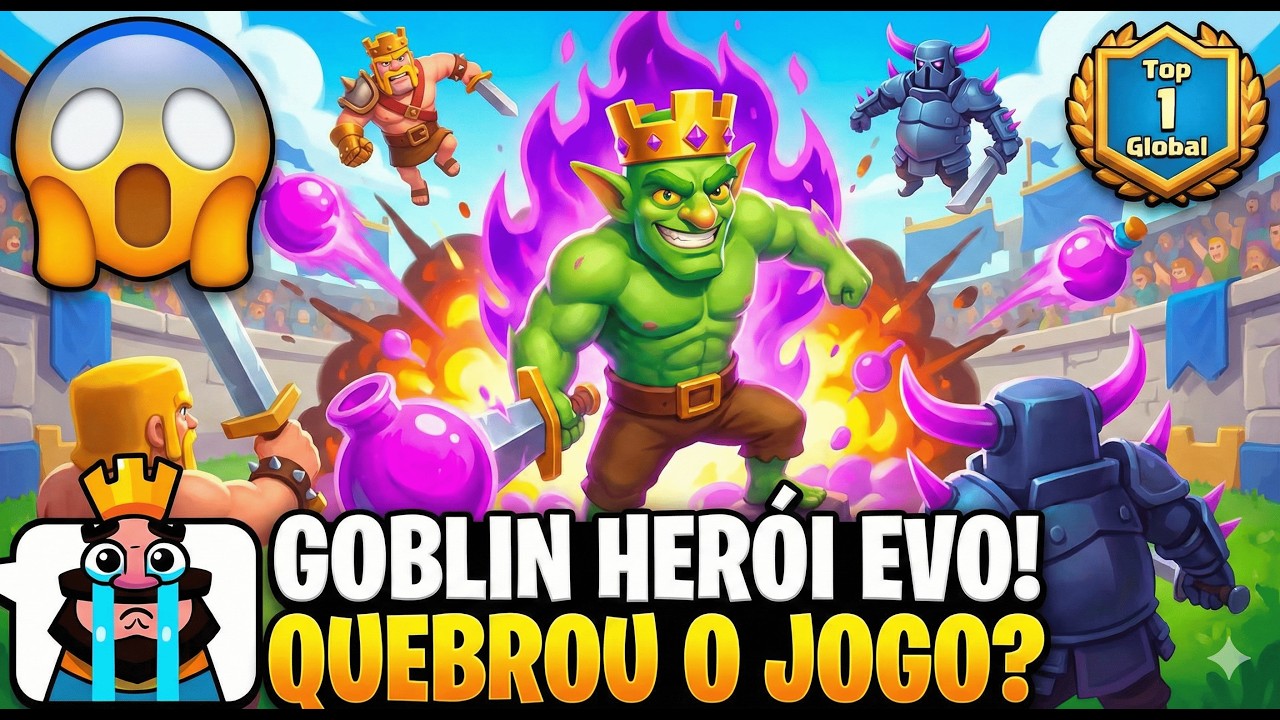 COPIEI O TOP 1 DO MUNDO! Essa Nova Carta está QUEBRADa? 😱