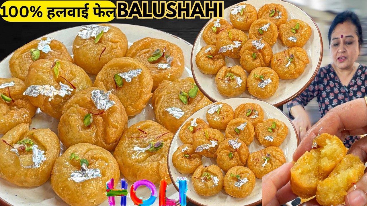 होली पर मेहमान पूछेंगे कैसे बनाई? परफेक्ट माप के साथ खस्ता बालूशाही बनाने का आसान तरीका Balushahi 