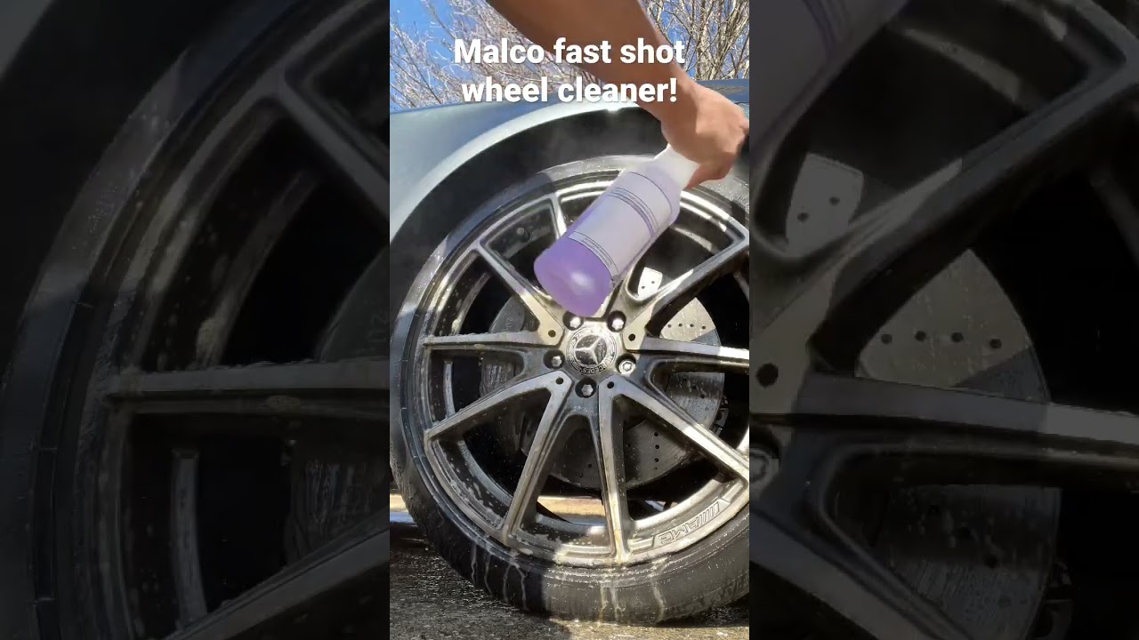 Using Malco Fastshot Wheel cleaner!