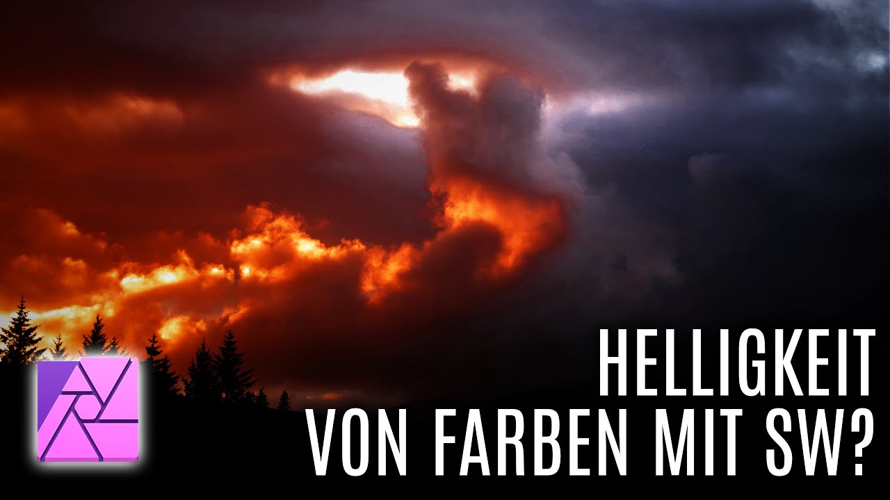 Quick Tipp: Affinity Photo - Farbenhelligkeit einstellen mit der Schwarz-Weiß Anpassung- Tutorial