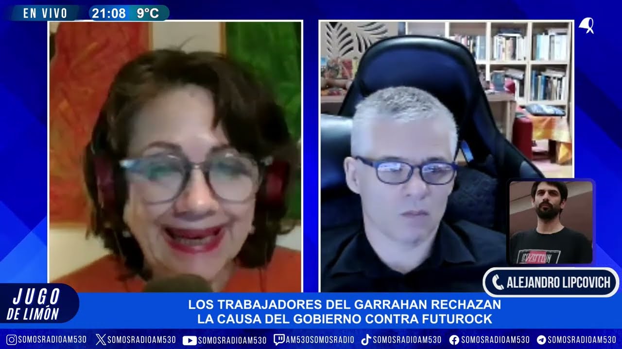 ENTREVISTA A ALEJANDRO LIPCOVICH, SEC. GRAL. ATE GARRAHAN - JUGO DE LIM&Oacute;N - AM530