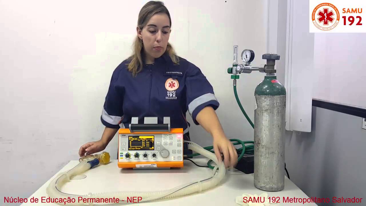 Respirador Oxylog 3000 (vídeo 2 - Manuseio)