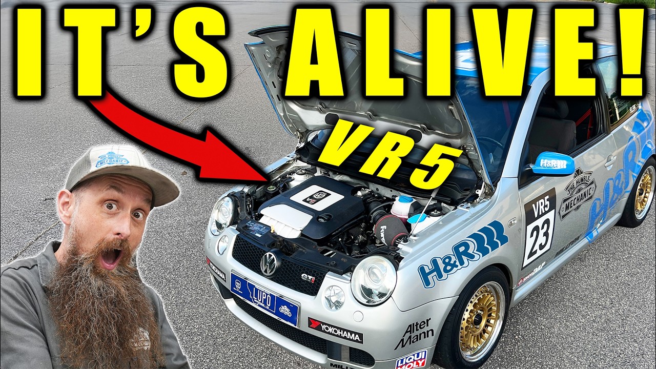 Finally Finished the VR5 Lupo GTI Swap – Insane First Start