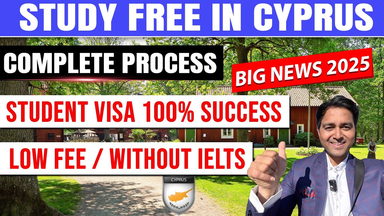 Free Study in Cyprus | No IELTS | 100% Student Visa| No Visa Interview| GAP Accept |2000 Euro Salary
